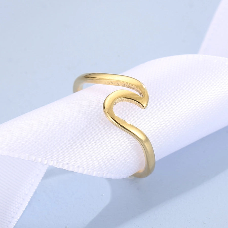 Waves Ring [304 Stainless Steel 18K Gold Plated]