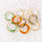 Circle Multicolor Earrings [304 Stainless Steel,18K Gold Plated]