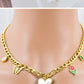 Heart Shape/Flower/ButterflyArtificial Pearls Glass Stone Bracelet/Necklace [304 Stainless Steel, 18K Gold Plated]