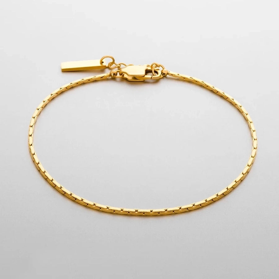 Thin Chain Bracelet [304 Stainless Steel 316 Stainless Steel]