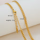 Chain Necklace [304 Stainless Steel,18K Gold Plated]