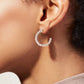 Pearl Hoop Earrings [304 Stainless Steel]