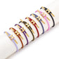 H Letter Wire Rope  Bracelets [304 Stainless Steel, 18K Gold Plated]