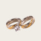 Classic Style Stripe Ring Set [304 Stainless Steel]