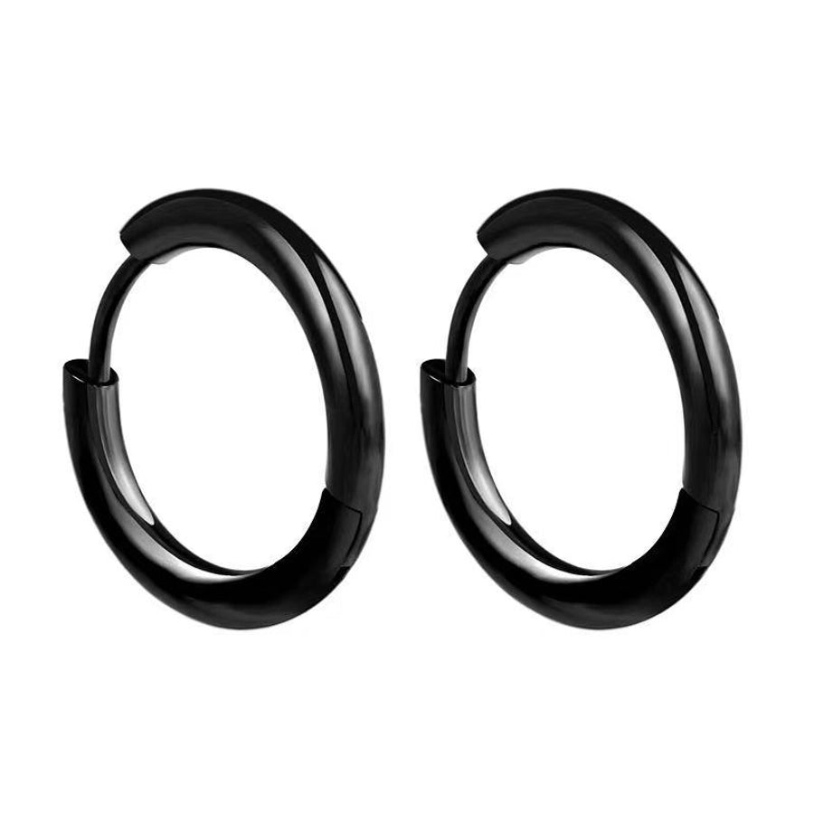 Single Hoop Earrings 1 Piece Earrings [Stainless Steel]