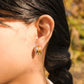 Double Hoop Earrings [201 Stainless Steel,18K Gold Plated]