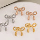 Bow Knot Earrings [304 Stainless Steel]