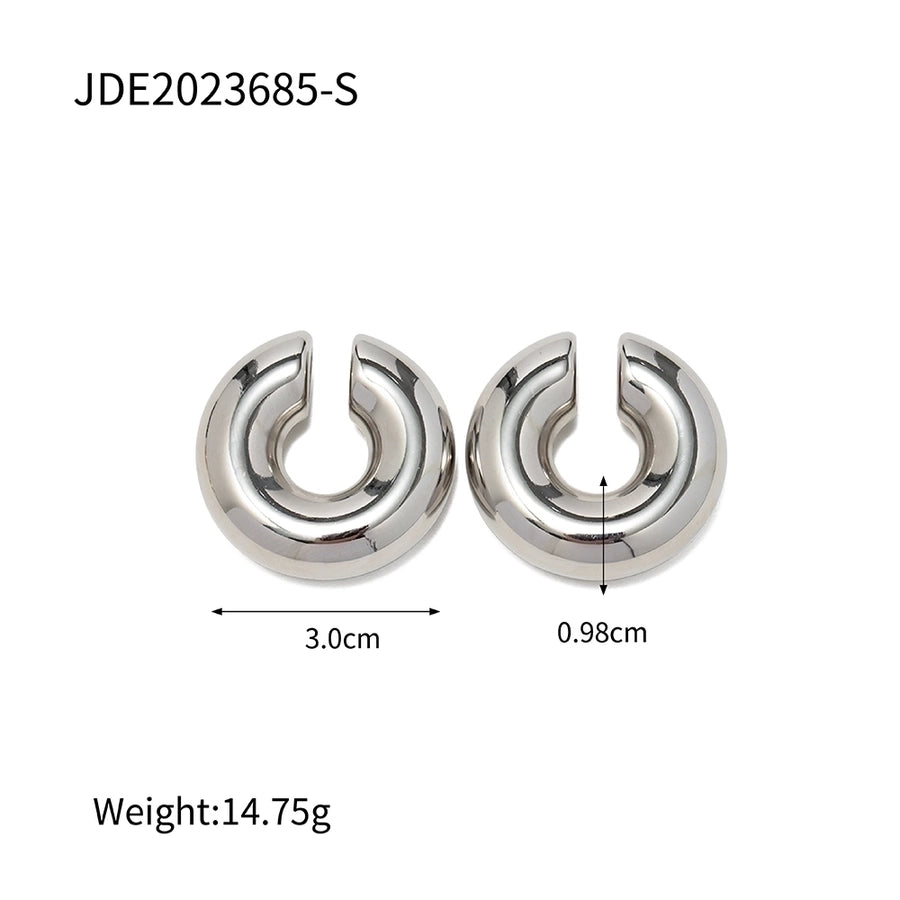 C Shape Ear Clips [304 Stainless Steel]