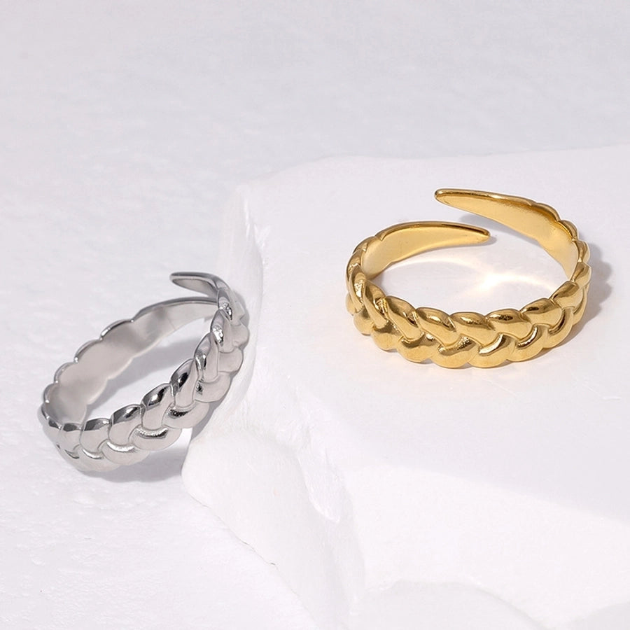 Wheat Ring [304 Stainless Steel 18K Gold Plated]