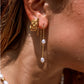 Freshwater Pearl Drop Earrings [316L Stainless Steel,18K Gold Plated]