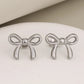 Bow Knot Earrings [304 Stainless Steel]