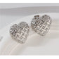 Round Heart Shape Earrings [316 Stainless Steel,18K Gold Plated]