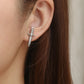 Silver Feather/Snake Shape/Hollow Circle Earrings [Stainless Steel]