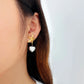 Starfish Heart Shape Drop Earrings [304,316 Stainless Steel,18K Gold Plated]