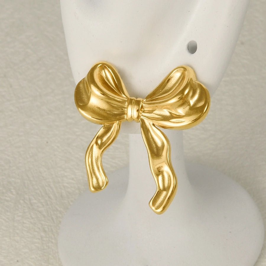 Bow Knot Stud øreringe [304 rustfrit stål]