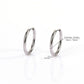 Small Hoop Earrings [304 Stainless Steel,18K Gold Plated]