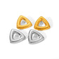 Triangle Earrings [304 Stainless Steel,18K Gold Plated]