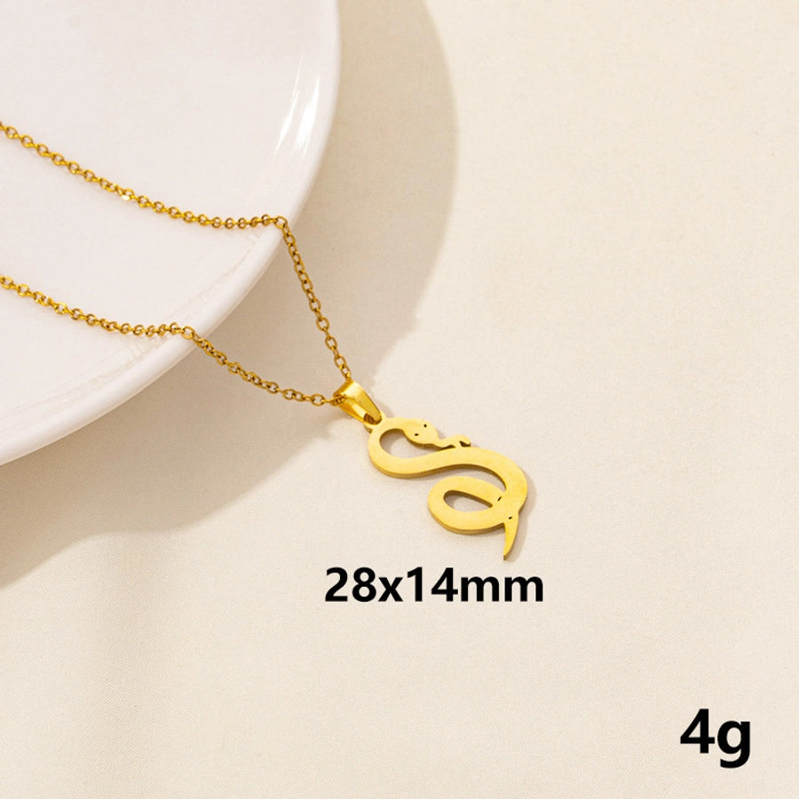 Snake Necklace [304 Stainless Steel]