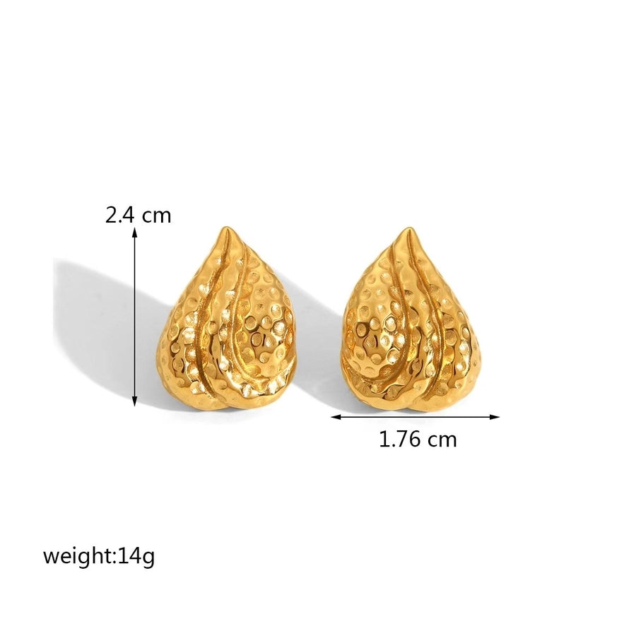 Mix Designs Earrings [304 Stainless Steel,18K Gold Plated]