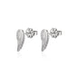 Silver Feather/Snake Shape/Hollow Circle Earrings [Stainless Steel]