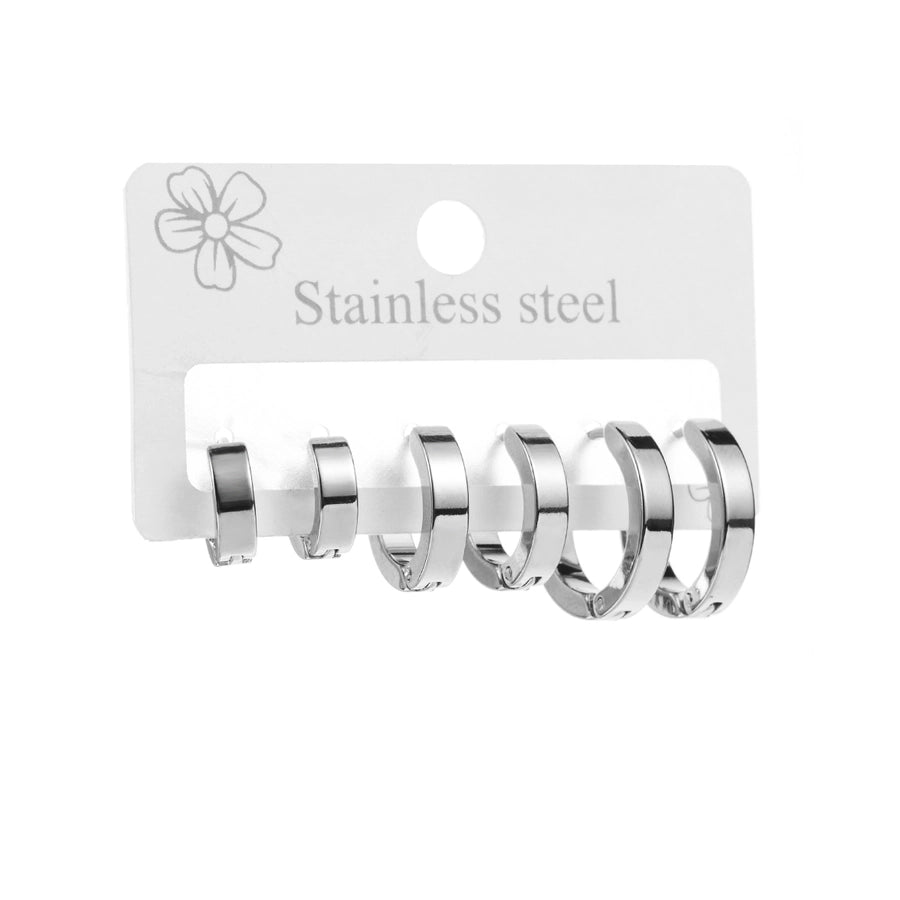 Hoop Earrings Sets [304 Stainless Steel]