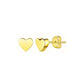 Star Round Heart Shape Stud Earrings [304 Stainless Steel, 18K Gold Plated]