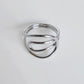 Solid Color Lines Ring [304 Stainless Steel]