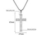 Cross Necklace [304 Stainless Steel 18K Gold Plated]