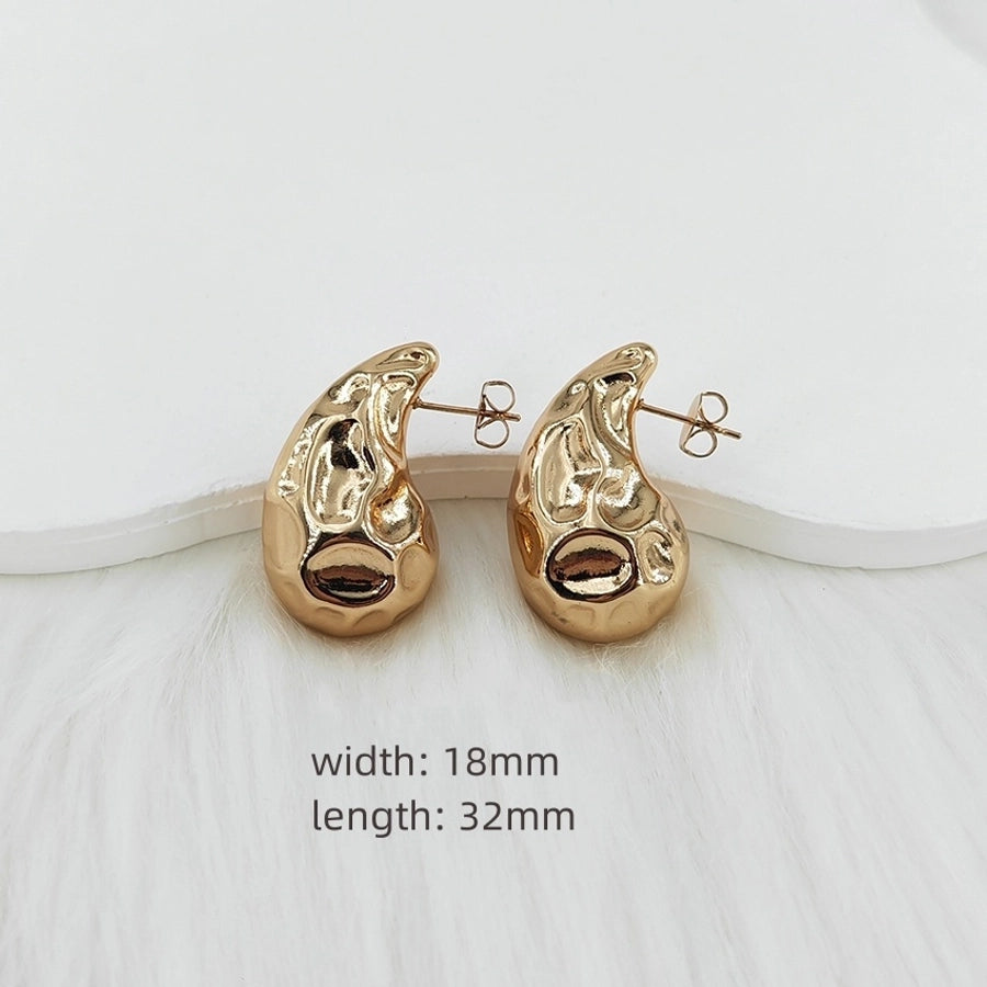 Mix Water Droplets Earrings [304 Stainless Steel]