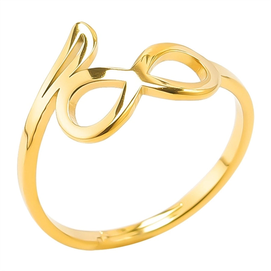 Anello Infinity [304 in acciaio inossidabile 18K oro placcato]