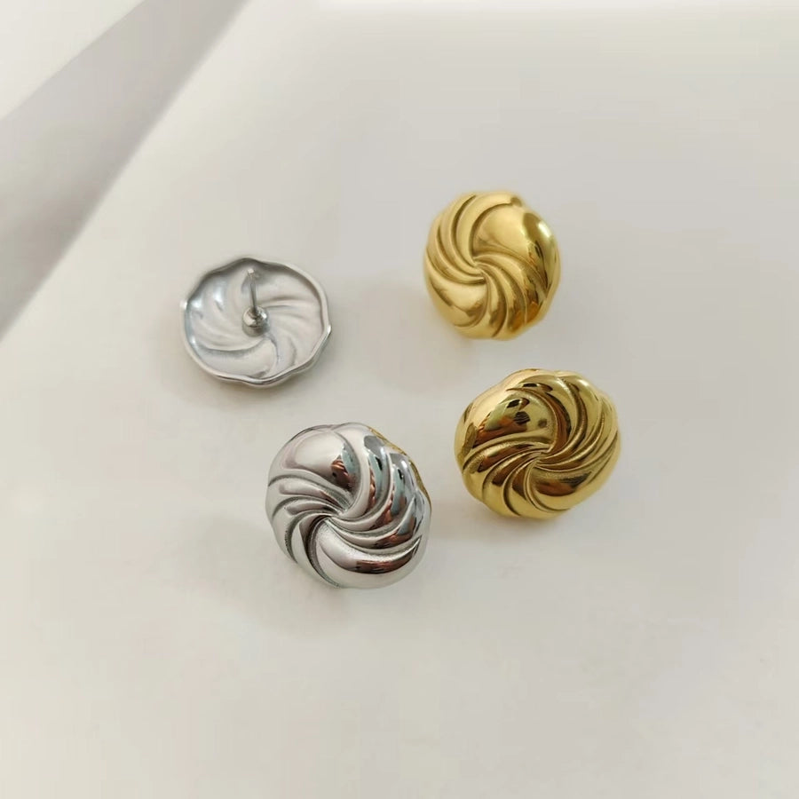 Mix Designs Drop Earrings [304 Stainless Steel,18K Gold Plated]