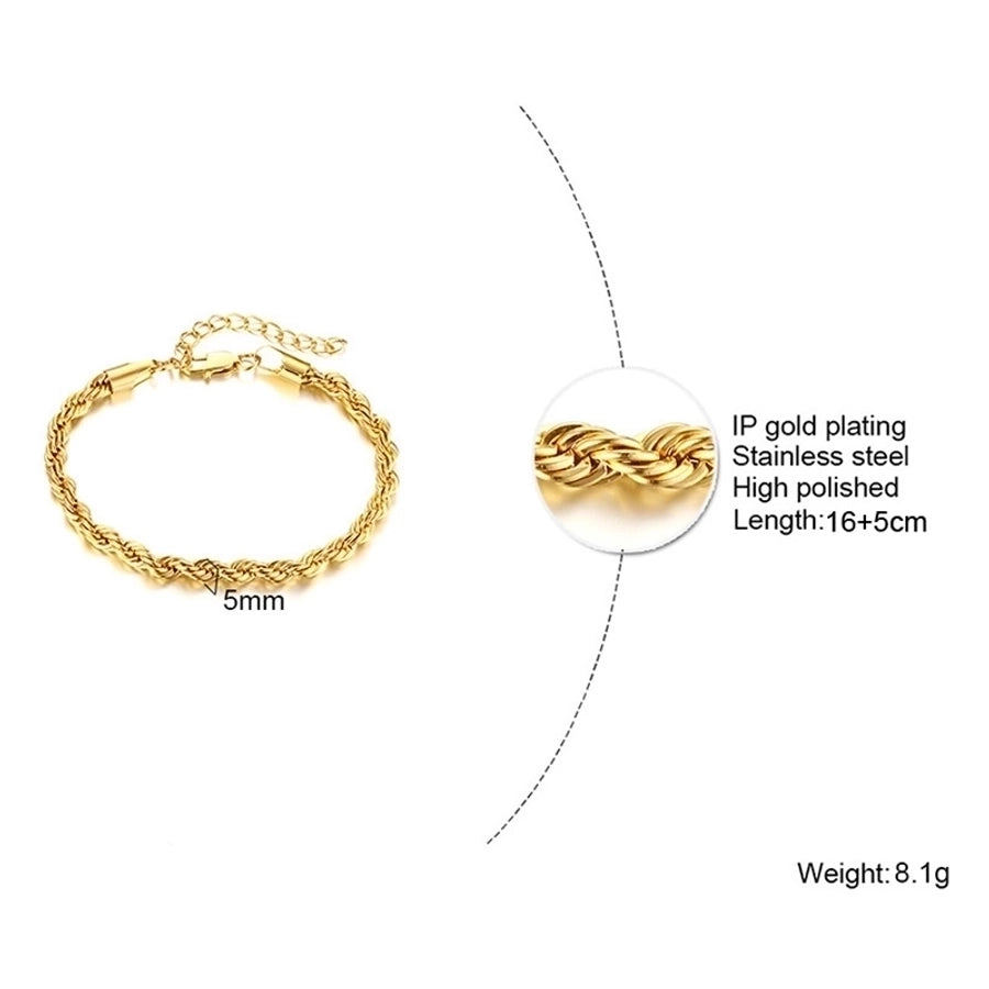 Chain Bracelets [201 Stainless Steel]