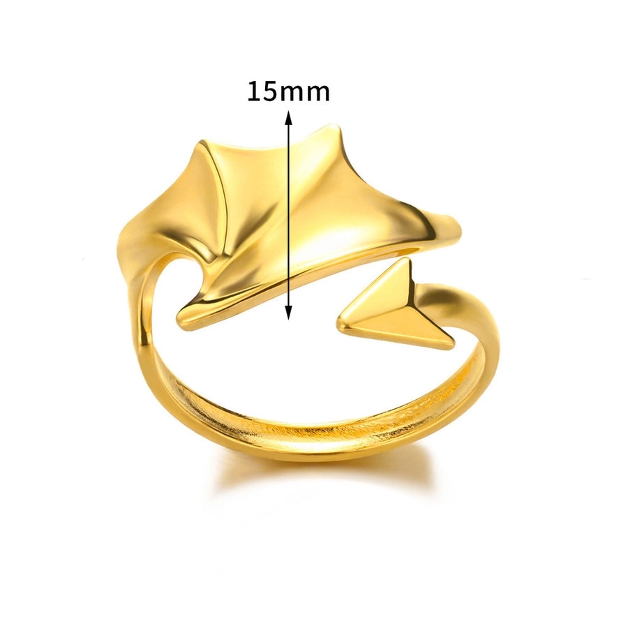 Mix Style Ring [304 Rustfrit stål 18K forgyldt]