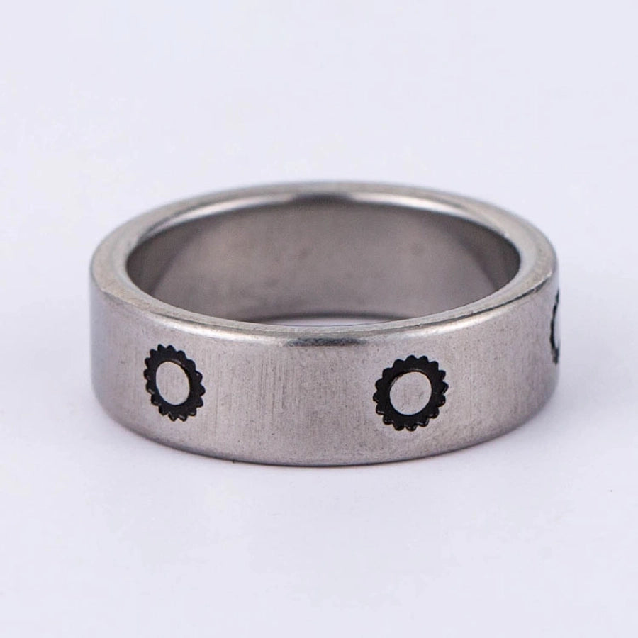 Hip-Hop Flower Ring [304 Stainless Steel]