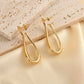 Gold Irregular Earrings [304 Stainless Steel]