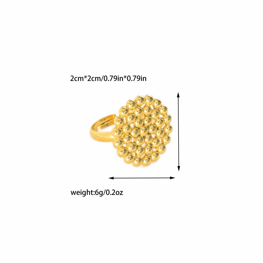 Triangle Tree Heart Ring [304 Roestvrij staal 14K GOUD VERPLICHT]