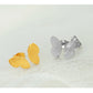 Butterfly White shell Earrings [304 Stainless Steel]