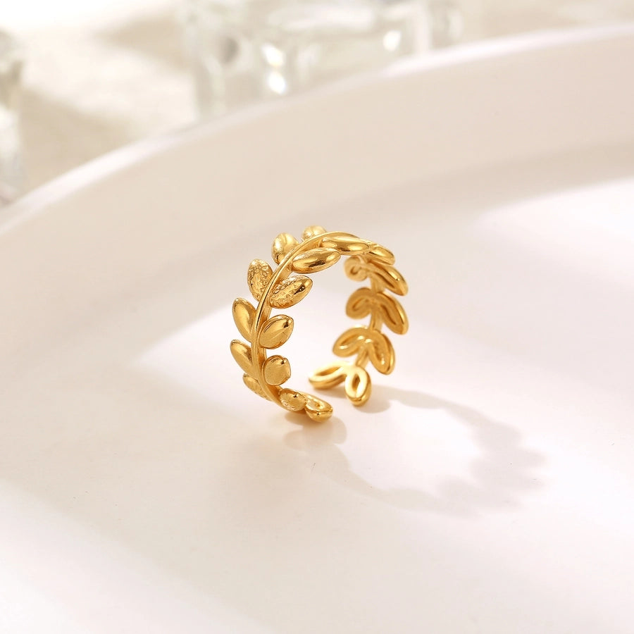 Mix Designs Rings [304 Stainless Steel 18K Gold Plated]