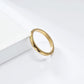 Thin Band Ring [304 Stainless Steel 18K Gold Plated]