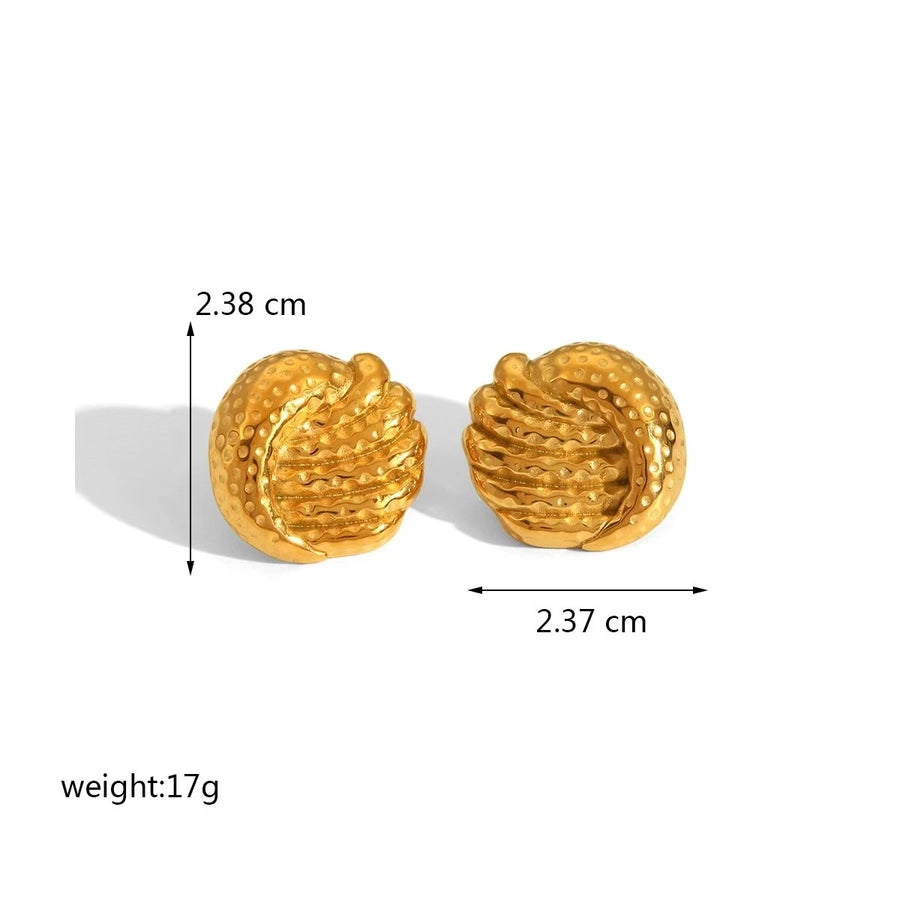 Orecchini di miscelazione disegni [304 acciaio inossidabile, oro 18K placcato]