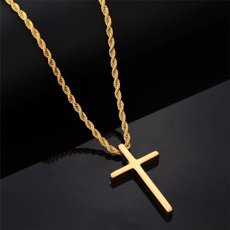 Cross Pendant Neckace [304 Stainless Steel]