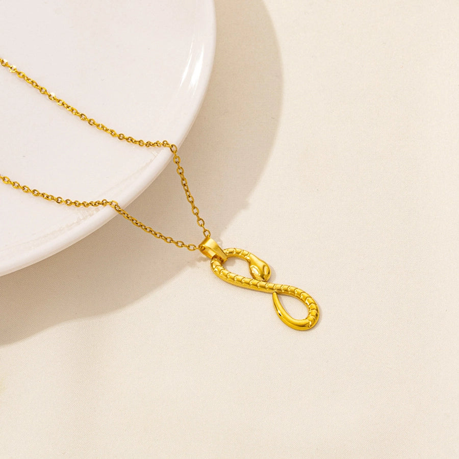 Snake Necklace [304 Stainless Steel]