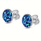 Colored Acrylic Stud Earrings [304 Stainless Steel]