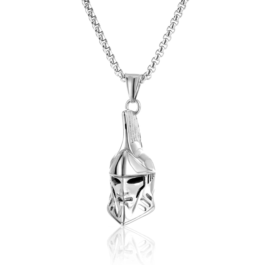 Hip-Hop Retro Solid Color Pendant Necklace [304 Stainless Steel]