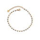 Heart Shape Anklet [304 Stainless Steel, 14K Gold Plated]