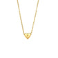 Heart Letter Necklace [304 Stainless Steel,18K Gold Plated]