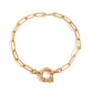 Hip-Hop Classic Style Streetwear Geometric 304 Stainless Steel 18K Gold Plated Bracelets In Bulk