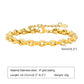 Flat Cable Chain Bracelet [304 Stainless Steel,18K Gold Plated]