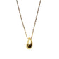 Water Droplets Pendant Necklace [304 Stainless Steel,18K Gold Plated]