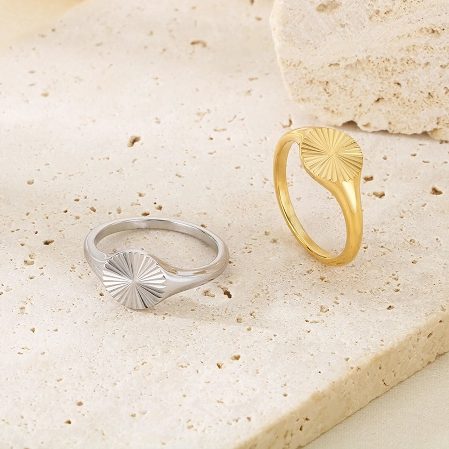 Geometrischer Ring [304 Edelstahl 18K Gold plattiert]